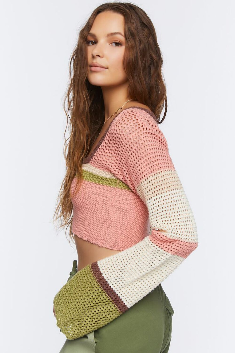 Colorblock Crochet Crop Top | Forever 21 | Forever 21 (US)