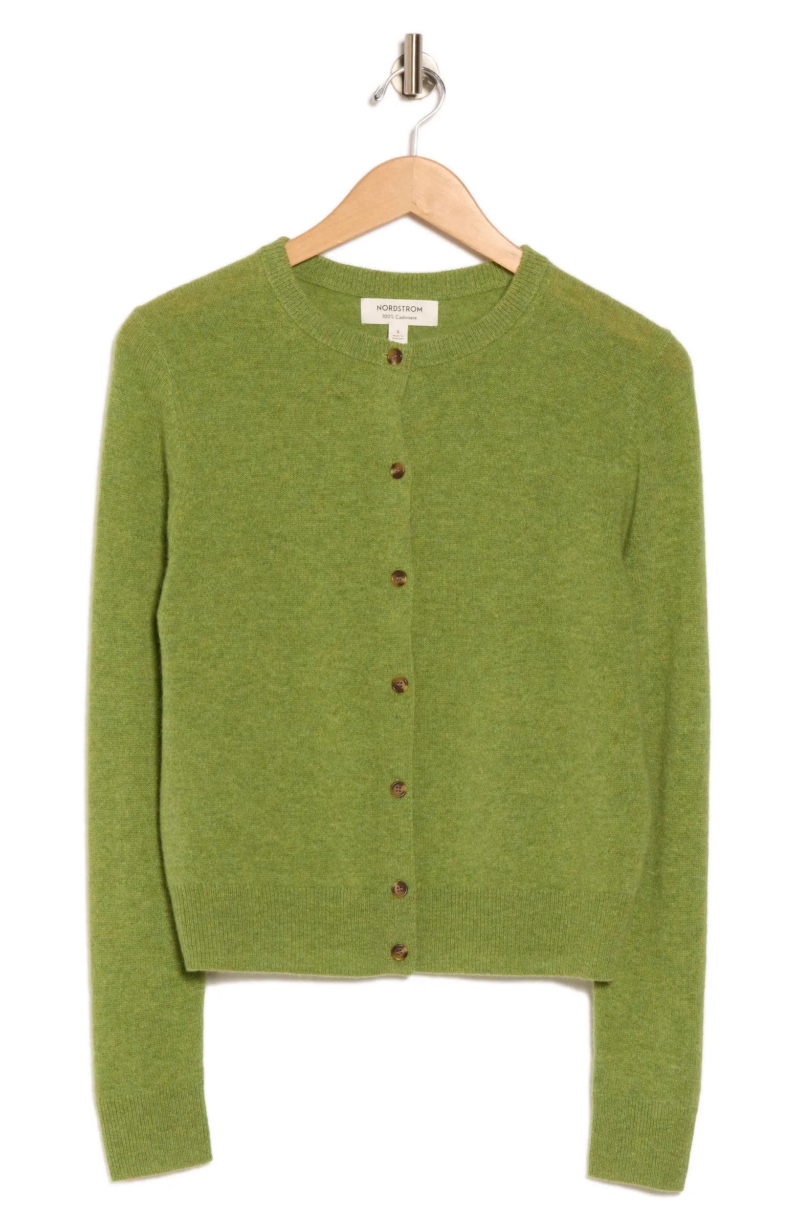 Crewneck Cashmere Cardigan | Nordstrom Rack