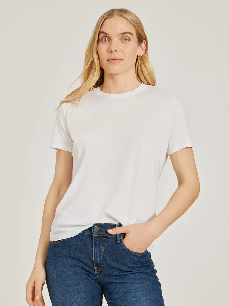 Women's Relaxed Crew Marcy Tee - Mott & Bow | Mott & Bow