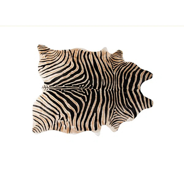 Khanna Cowhide Animal Print Indoor Rug | Wayfair North America
