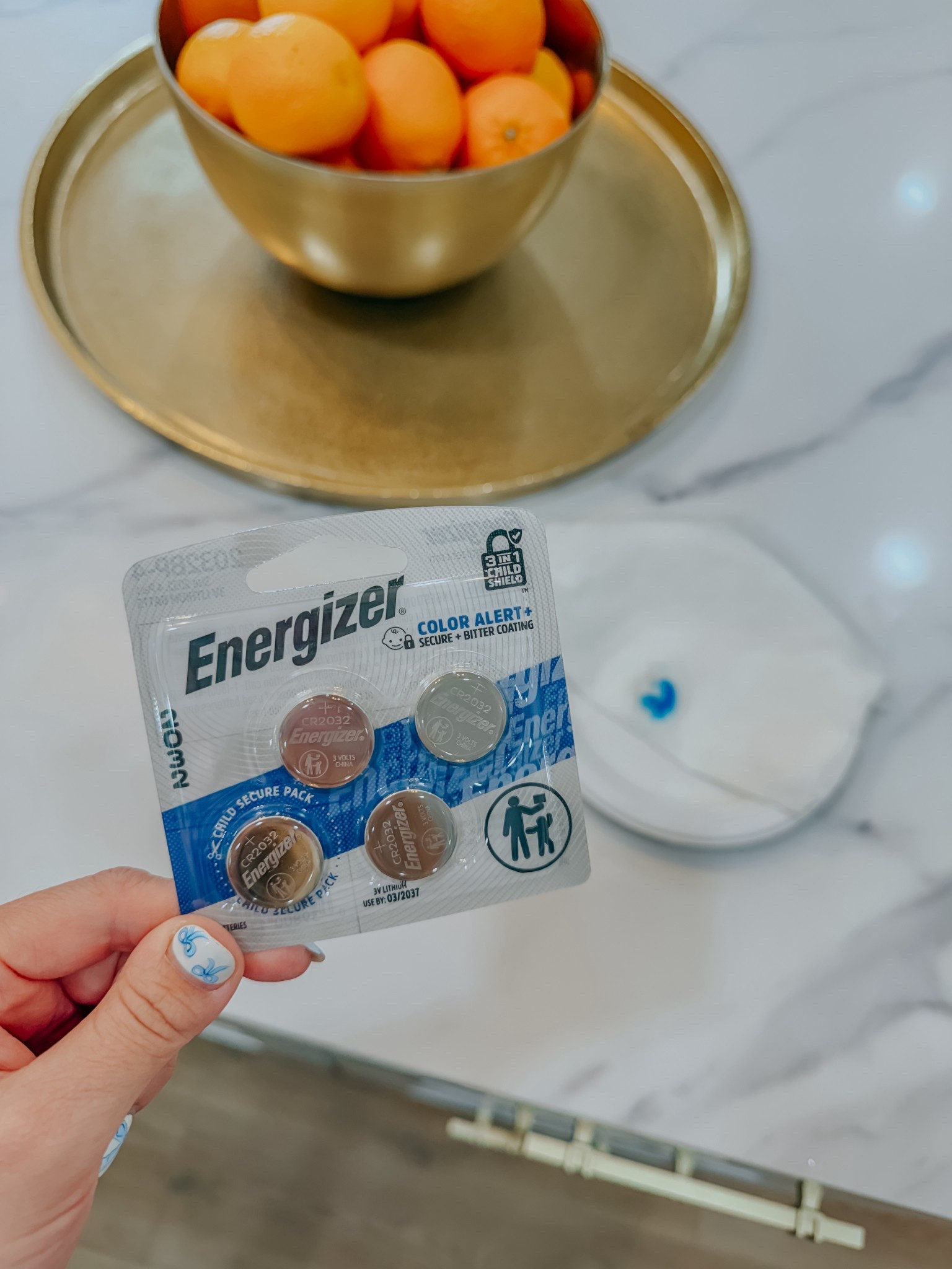 #Ad #SponsoredByEnergizer
Switching all the Coin Lithium Batteries in my house for these Energizer® 3-in-1 Child Shield™ Coin Lithium batteries!

I love that the Energizer® 3-in-1 Child Shield™ Coin Lithium battery packaging is tough for kids to open, the battery has a non-toxic bitter coating that helps discourage swallowing, and if the battery touches saliva it dyes the mouth blue! This helps alert caregivers of potential ingestion and to get help fast.

#TargetPartner #Target #ltkhome