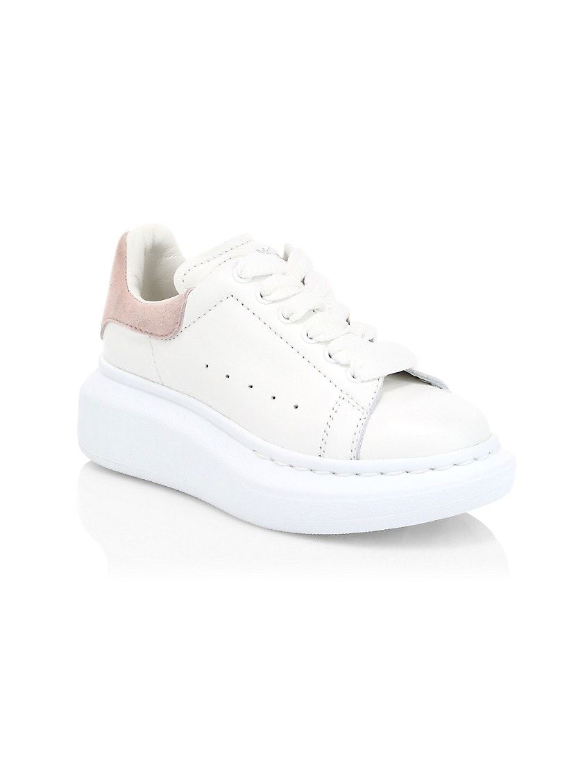 Kid's Oversized Lace-Up Leather Sneakers | Saks Fifth Avenue