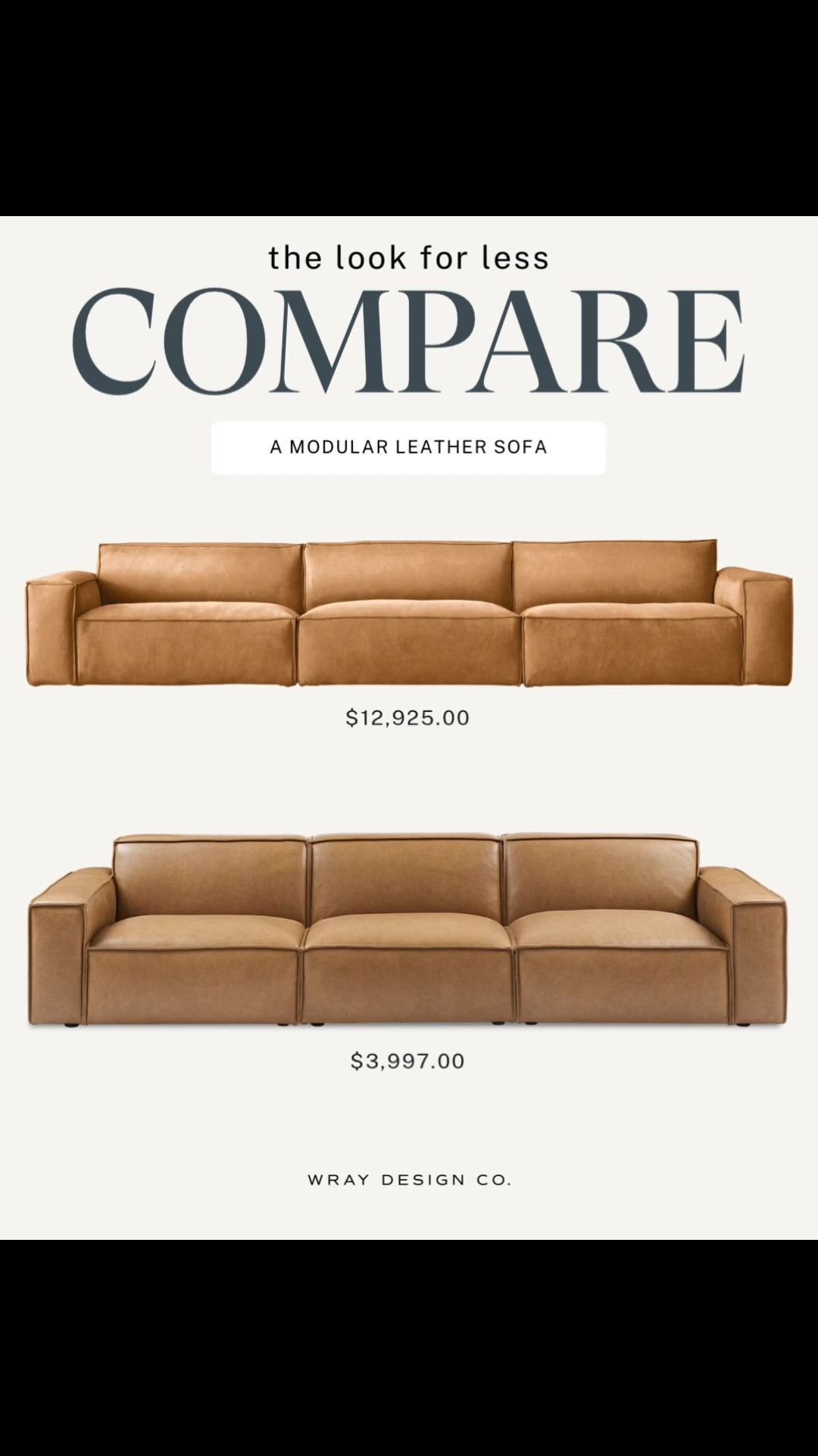 RH dupe, anyone? Spend over $10k for this leather modular sofa. Or get the look for less at Castlery, which is also on sale!

#LTKSaleAlert #LTKHome