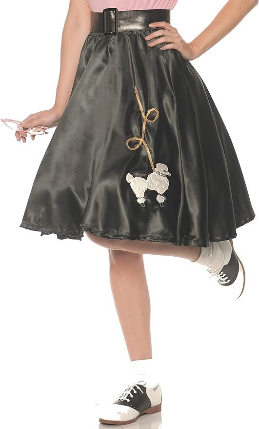 UNDERWRAPS womens 1950's Poodle Skirt Costume - Black | Amazon (US)