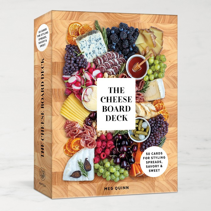 Meg Quinn, Shana Smith: The Cheese Board Deck: 50 Cards for Styling Spreads, Savory and Sweet | Williams-Sonoma