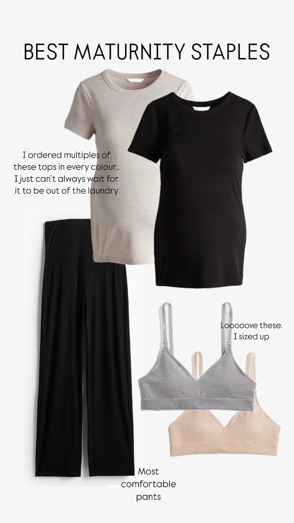 Top - L
Pants - M
Bras - L