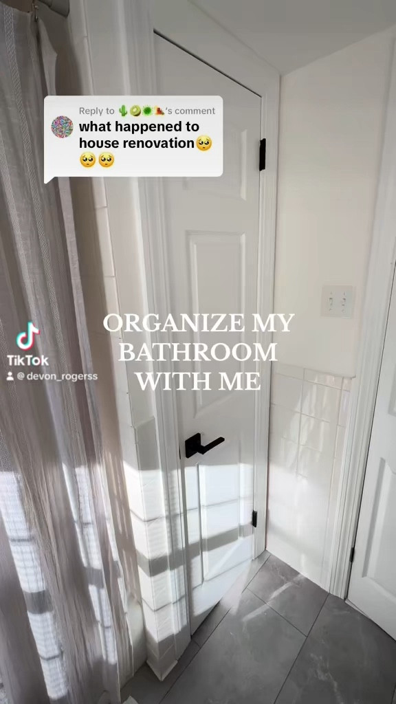 Astehtic bathroom organization project! So overdue, I love having the wooden bins for easy access and larger bins for added storage👏

#LTKfindsunder100 #LTKhome #LTKVideo