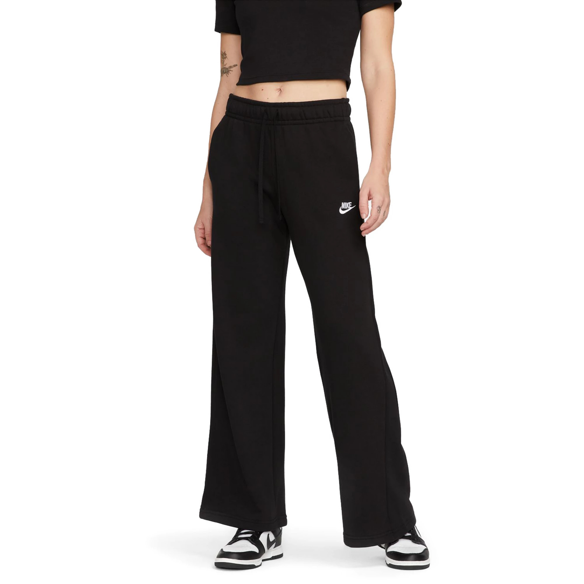 Women's Nike Sportswear Club Fleece Midrise Wide-Leg Pants | Kohl's