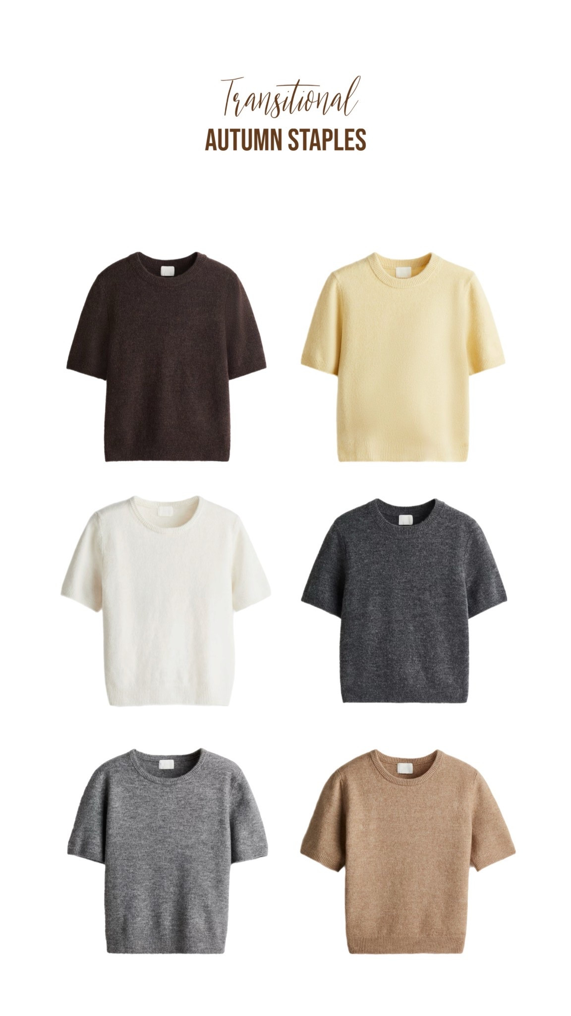 As we transition into autumn be sure to stock up on staples that can be worn in the office to a girly brunch 🫶🏻✨

H&M transitional autumn new in H&M must have essential wardrobe staple pieces knitwear work office workwearr