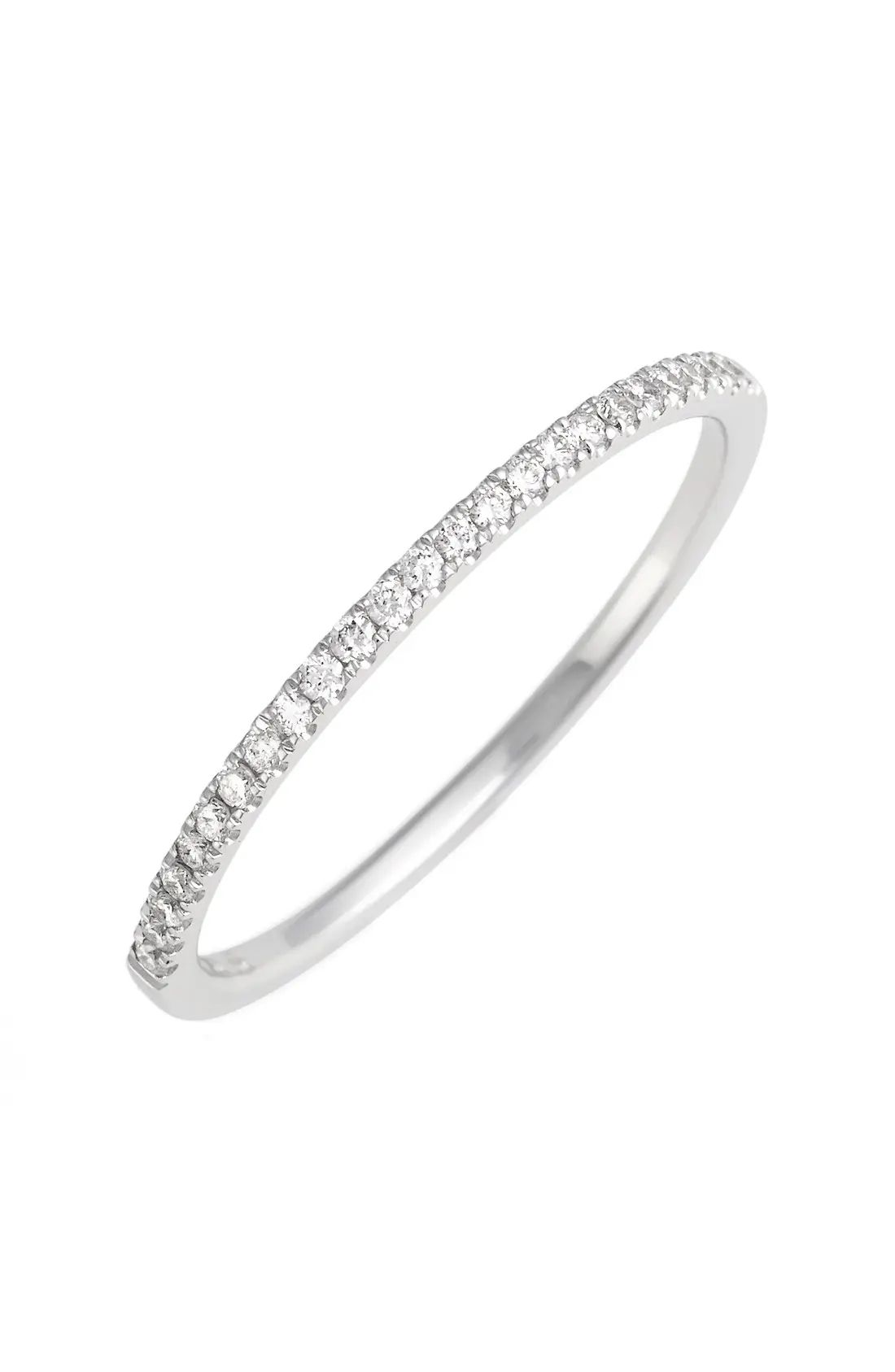 'Stackable' Straight Diamond Band Ring | Nordstrom