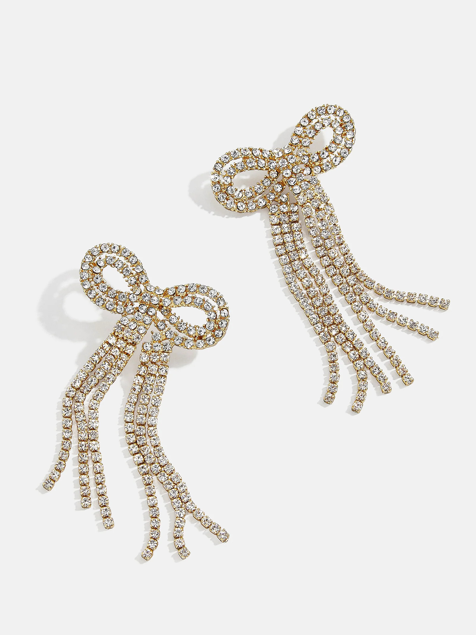 Nicci Earrings - Clear/Gold | BaubleBar (US)