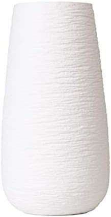 Eweeh 10 Inch Oval Ceramic Vase for Flowers,Textured Design Tall Porcelain Floral Home Décor,Ele... | Amazon (US)