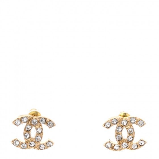 CHANEL

Crystal CC Earrings Gold | Fashionphile