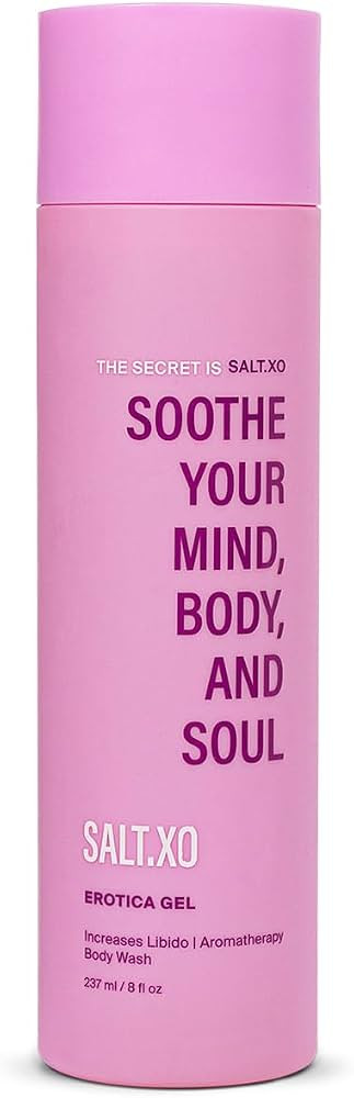 Amazon.com: SALT.XO Erotica Shower Gel, Deep Cleansing Body and Face Cleanser, Aromatherapy pH Ba... | Amazon (US)