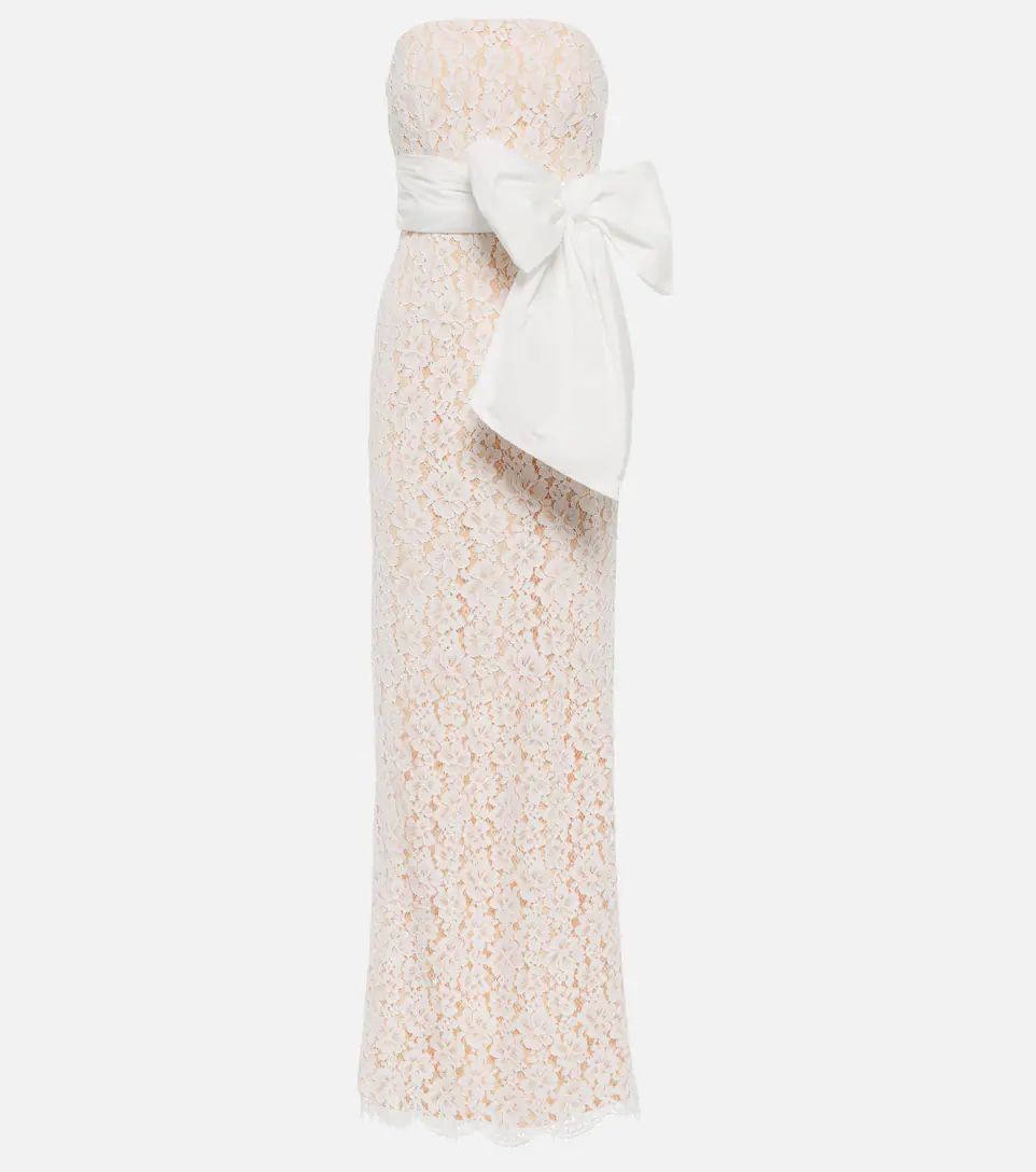 Bridal Floria bow-trimmed lace gown | Mytheresa (US/CA)