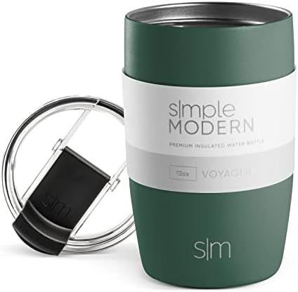Simple Modern Travel Coffee Mug Tumbler with Clear Flip Lid | Reusable Insulated Stainless Steel Cof | Amazon (US)