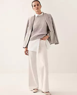 The Patch Pocket Corduroy Flare Pant | Ann Taylor (US)