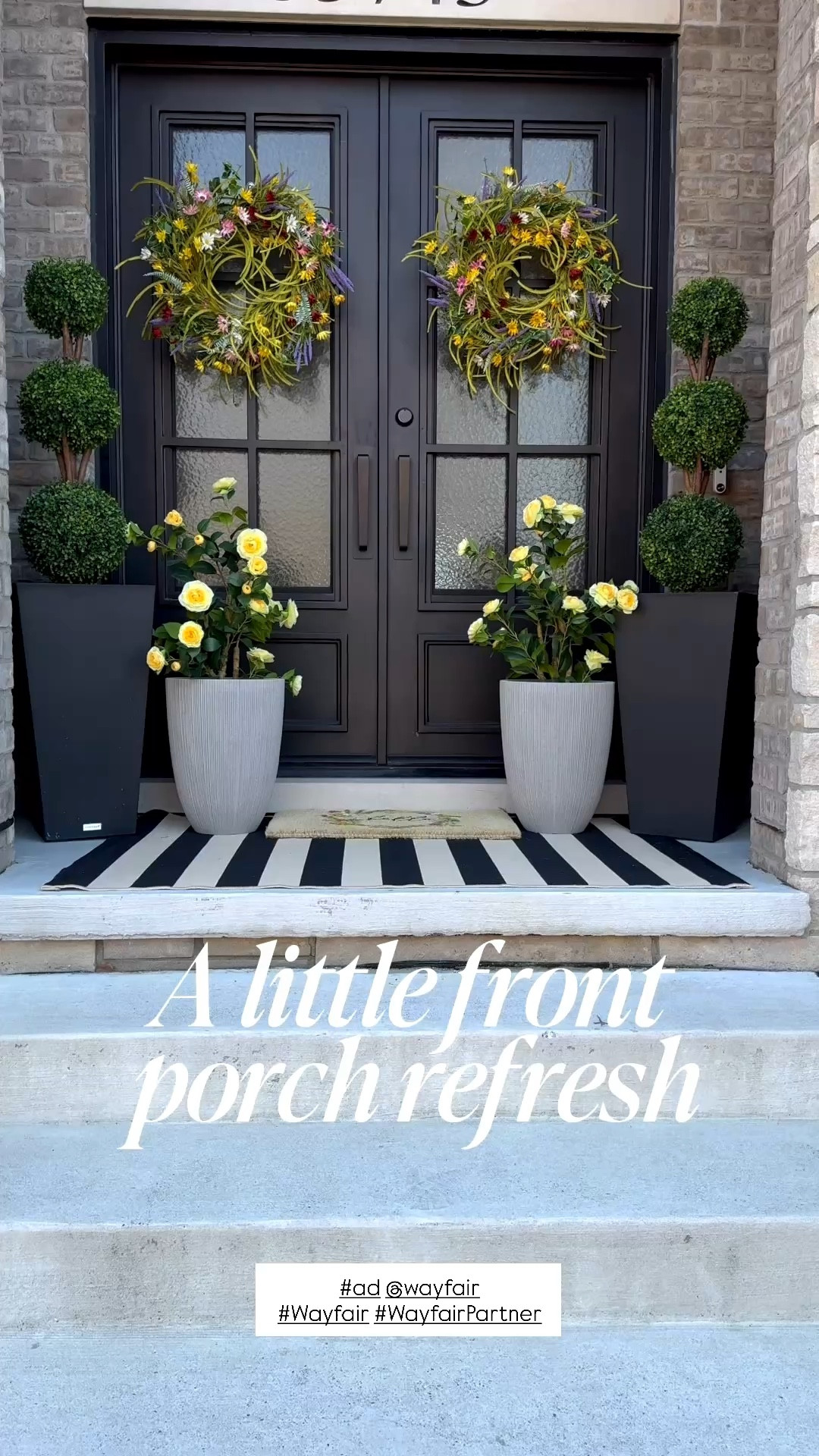 Spring front porch refresh. #ad @Wayfair #Wayfair #WayfairPartner

#LTKSeasonal #LTKSaleAlert #LTKHome
