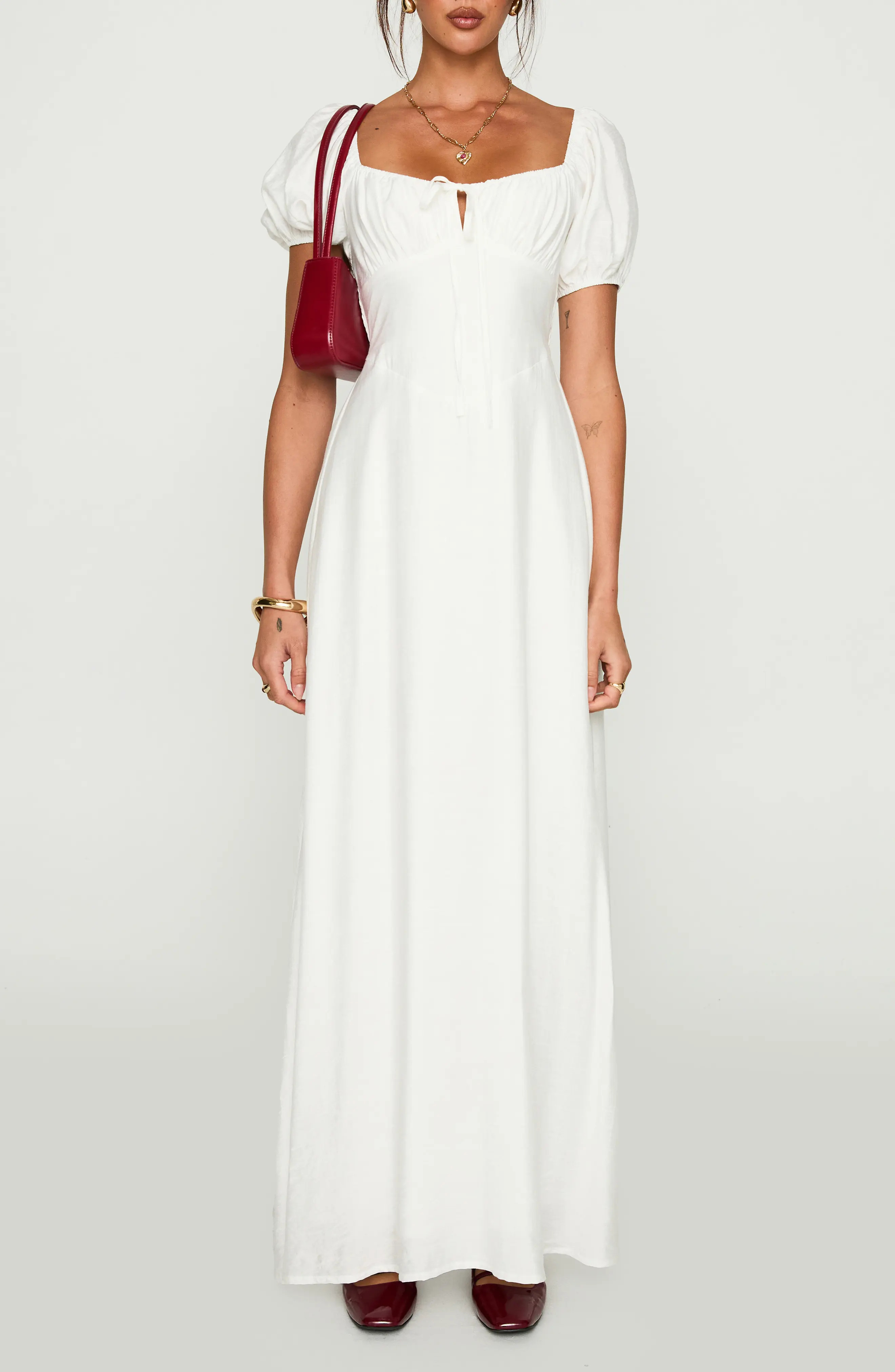 Princess Polly Song Puff Sleeve Maxi Dress (Women) | Nordstrom | Nordstrom