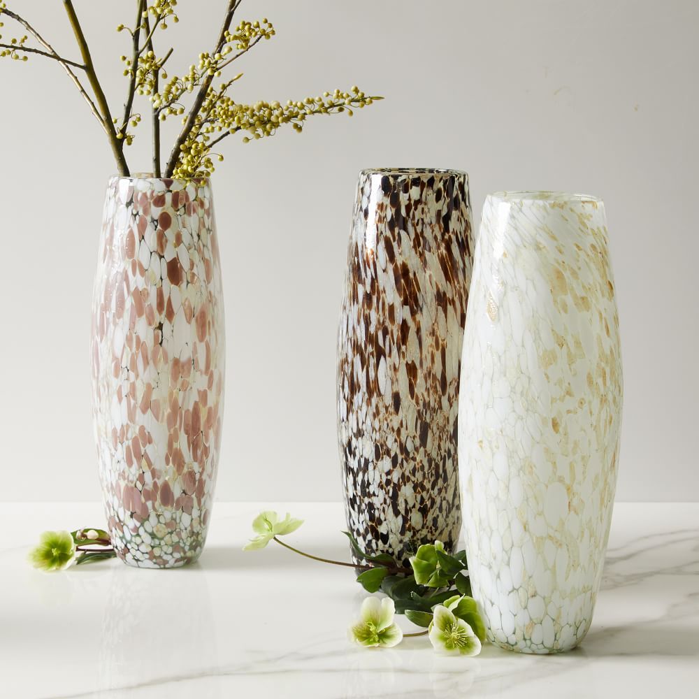Speckled Mexican Glass Vases | West Elm (US)
