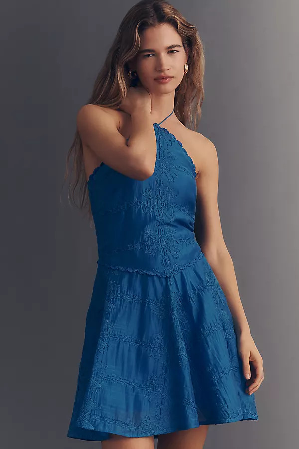Greylin Callie Halter Mini Dress | Anthropologie (US)