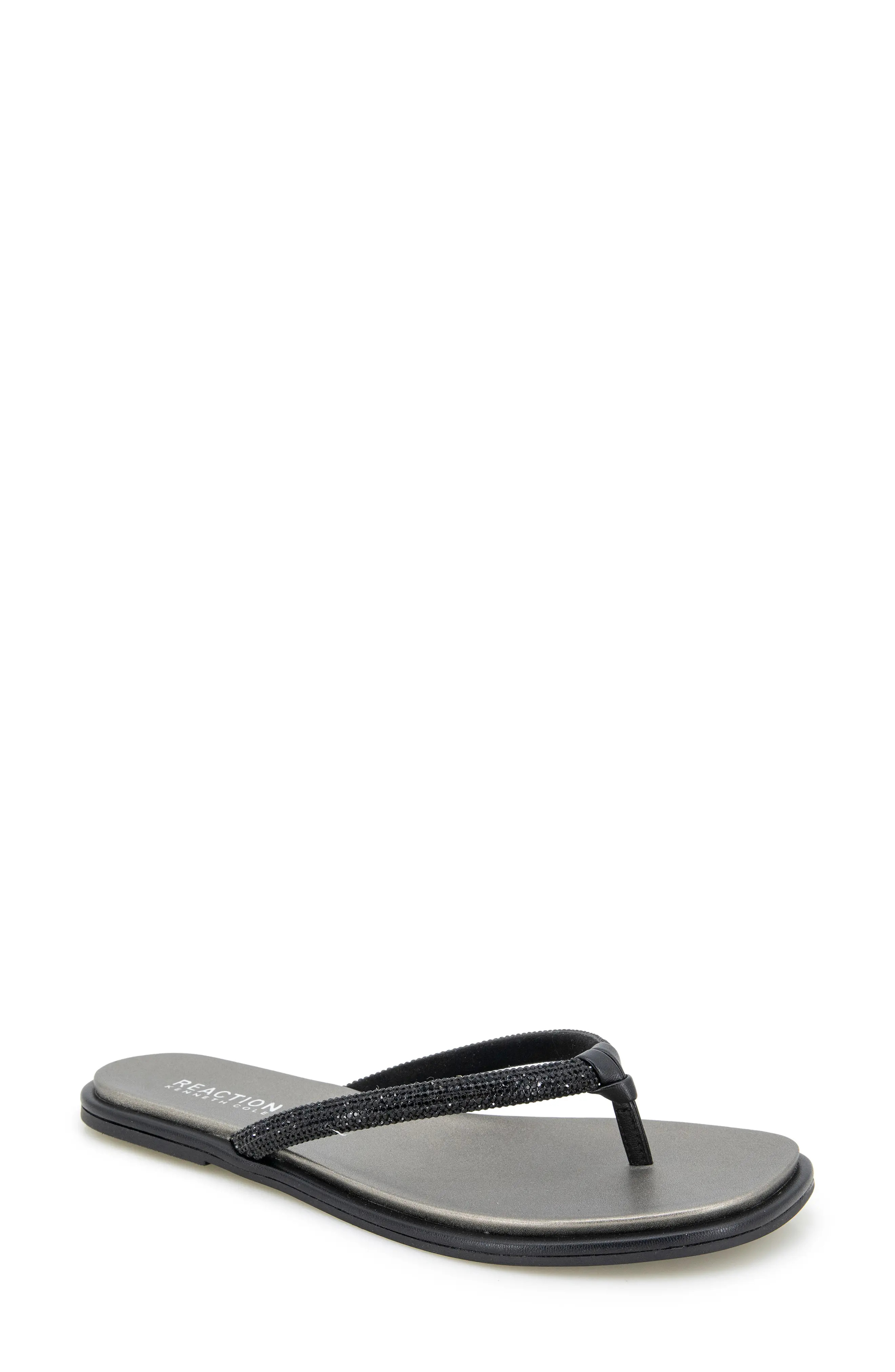 Reaction Kenneth Cole Wynwood Crystal Strap Flip Flop (Women) | Nordstromrack | Nordstrom Rack