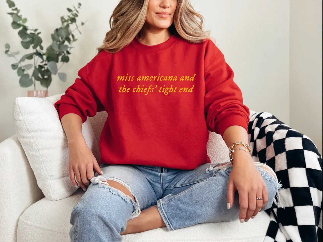 Taylor Travis Football Crewneck - Etsy | Etsy (US)