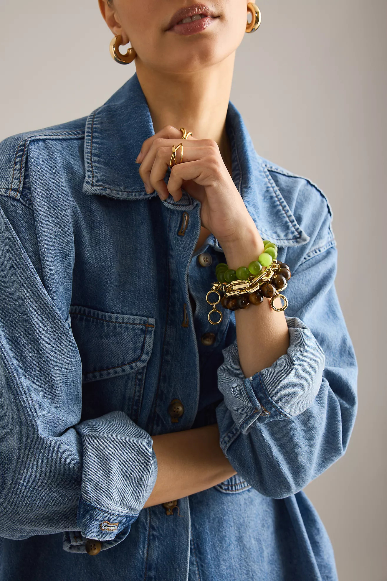 Chunky Beaded Bracelet | Anthropologie (UK)