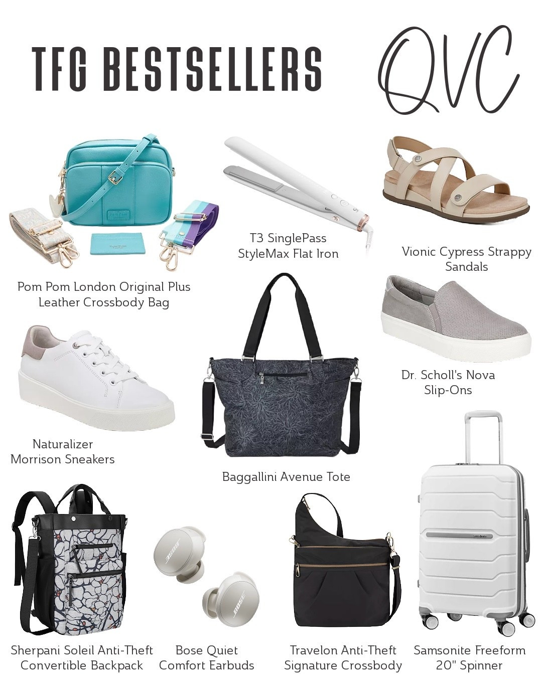 One of the most-loved items in the TFG community this year came from a totally unexpected place: QVC! 🙌

You’ve all been raving about the Pom Pom London Original Plus Leather Crossbody Purse, especially when it’s on sale (which it is right now 👀).

As I’ve been reevaluating where I shop, I’ve been looking to support retailers whose values feel more aligned with mine. QVC honestly wasn’t on my radar, but once I saw how many of your favorite brands and TFG bestsellers they carry, I had to give it a try. And I’ve been seriously impressed.

As a major plus, they feature tons of community-loved products, highlight women-owned businesses, support diversity and inclusion, and offer pricing that truly competes with other platforms. 💕

Here are a few top TFG-best sellers available now on QVC!

#LTKTravel