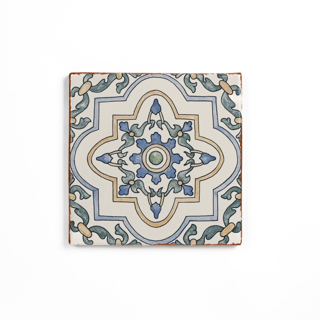 Palmetto Estrella 6x6 Ceramic Terracotta Field Tile Glazed | Bedrosians Tile and Stone
