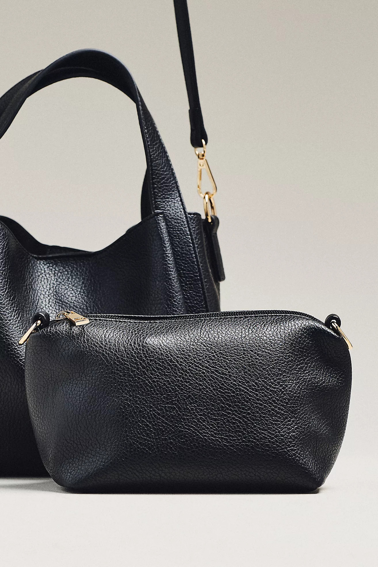 By Anthropologie Faux Leather Mini Satchel Bucket Bag | Anthropologie (US)