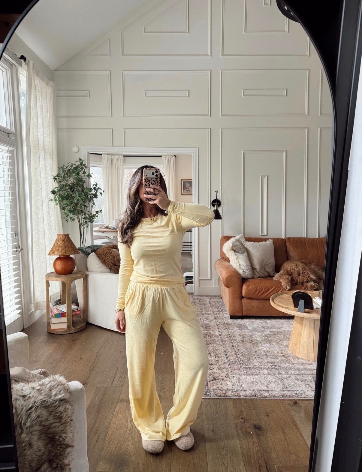Cozy yellow long sleeve and wide leg pant set from Abercrombhello

#LTKootd #LTKgrwm #LTKSeasonal