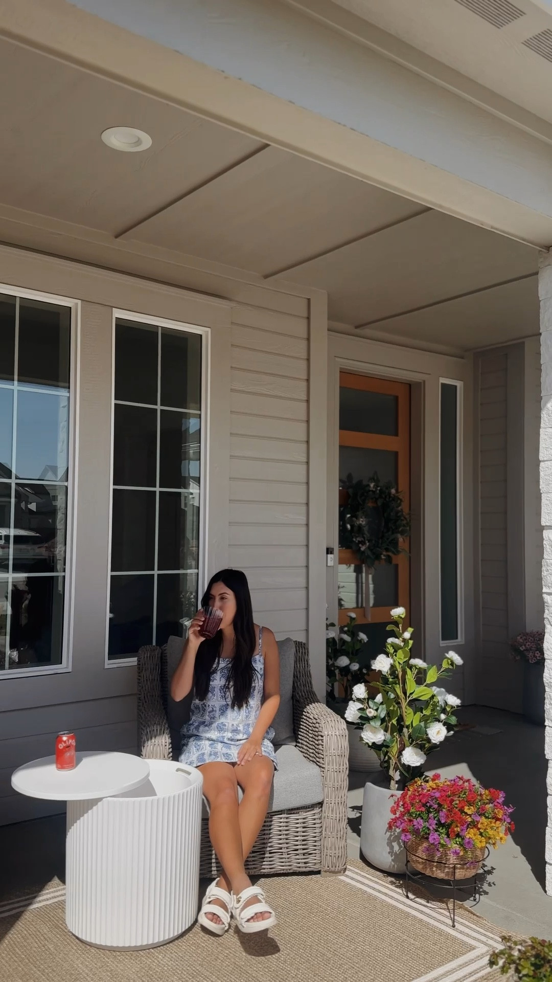 Just got the prettiest scalloped edge patio rug from target curbside pickup ON SALE!! This has been so popular it’s sold out online but available for store pickup! 

#LTKHome #LTKFindsUnder50 #LTKSeasonal