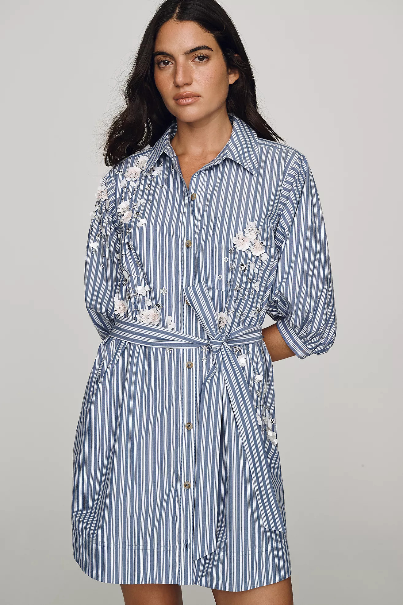 Maeve Mona Mini Shirtdress | Anthropologie (US)