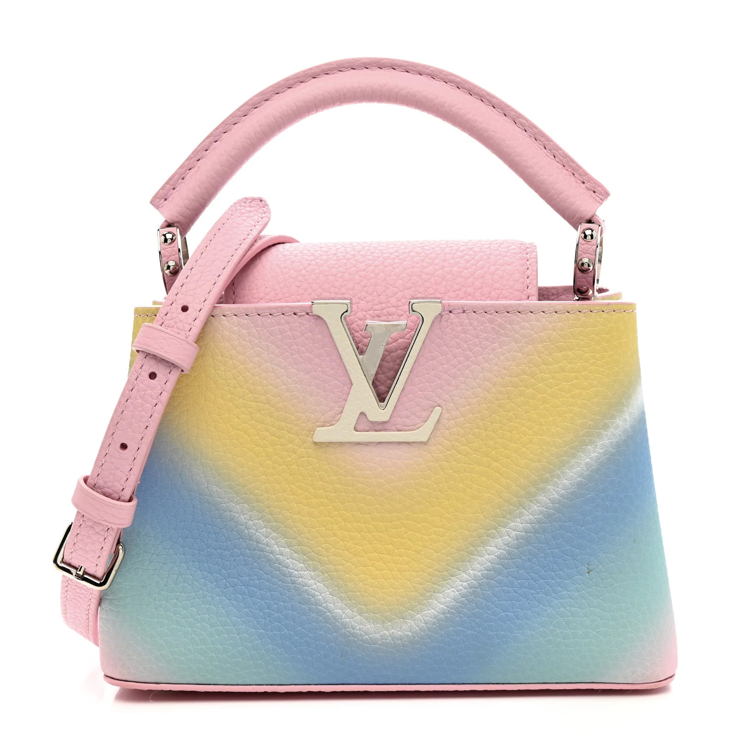 Taurillon Mini Degrade Rainbow V Capucines | FASHIONPHILE (US)