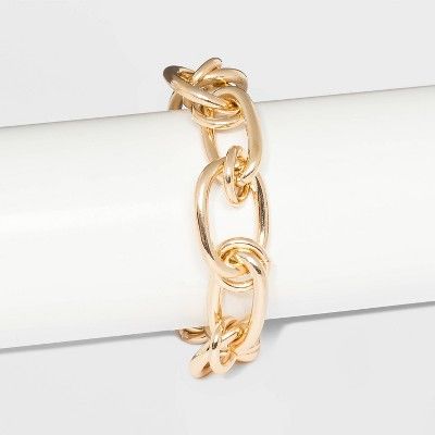 Thick Chain Link Bracelet - A New Day™ Gold | Target