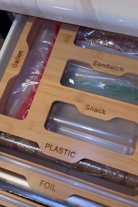 Ziploc & foil organizer linked below! #organizers #organization

#LTKhome