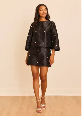 Sewing Down South x Crown & Ivy™ Guest of Honor Embellished Skirt | Belk