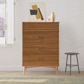 Mid-Century 4-Drawer Dresser (34") | West Elm (US)