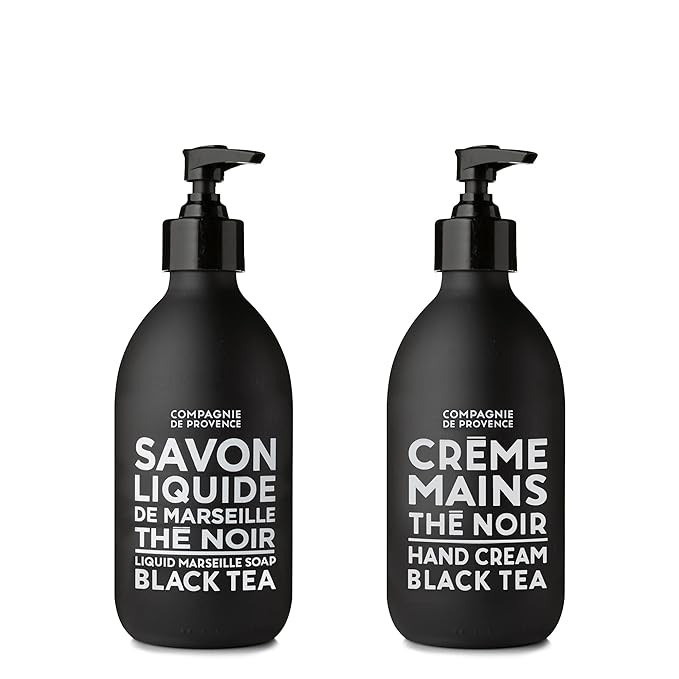 Compagnie de Provence Marseille Liquid Soap and Hand Cream, Duo, Black Tea | Amazon (US)