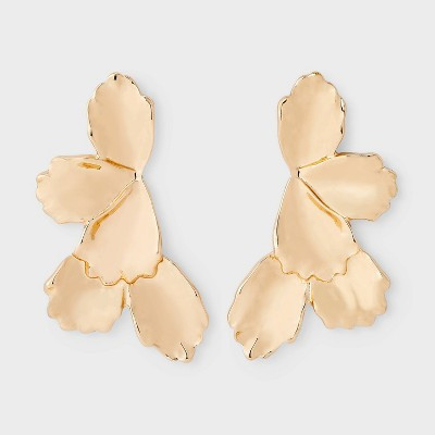 Flower Petals Earring - A New Day™ Gold | Target