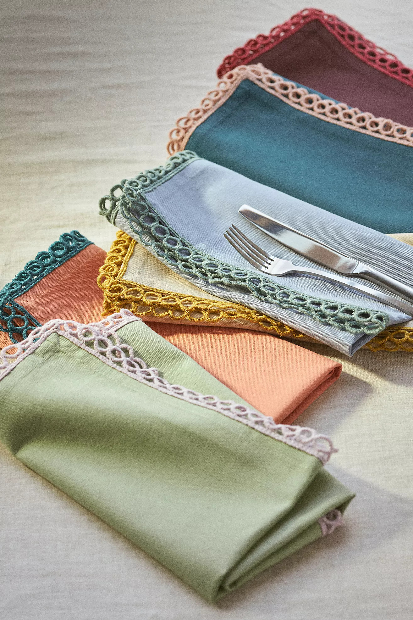 Janna Napkins, Set of 6 | Anthropologie (US)