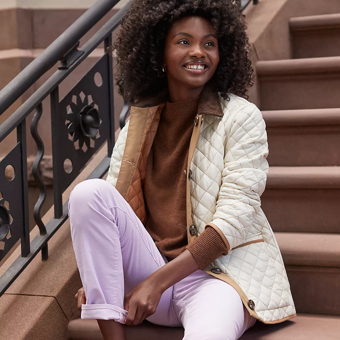 Women's Reversible Barn Quilted Insulated Jacket | Lands' End (US)