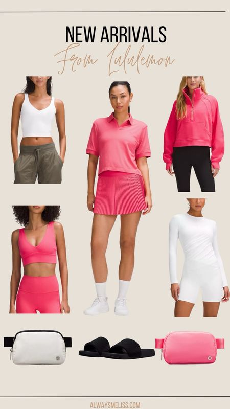 Loving this new Lululemon color! The pink is so cute! The belt bags are perfect for travel or everyday use. White and black is great neutral option.

Lululemon 
New arrivals 
Athletic clothing

#LTKfitness #LTKstyletip