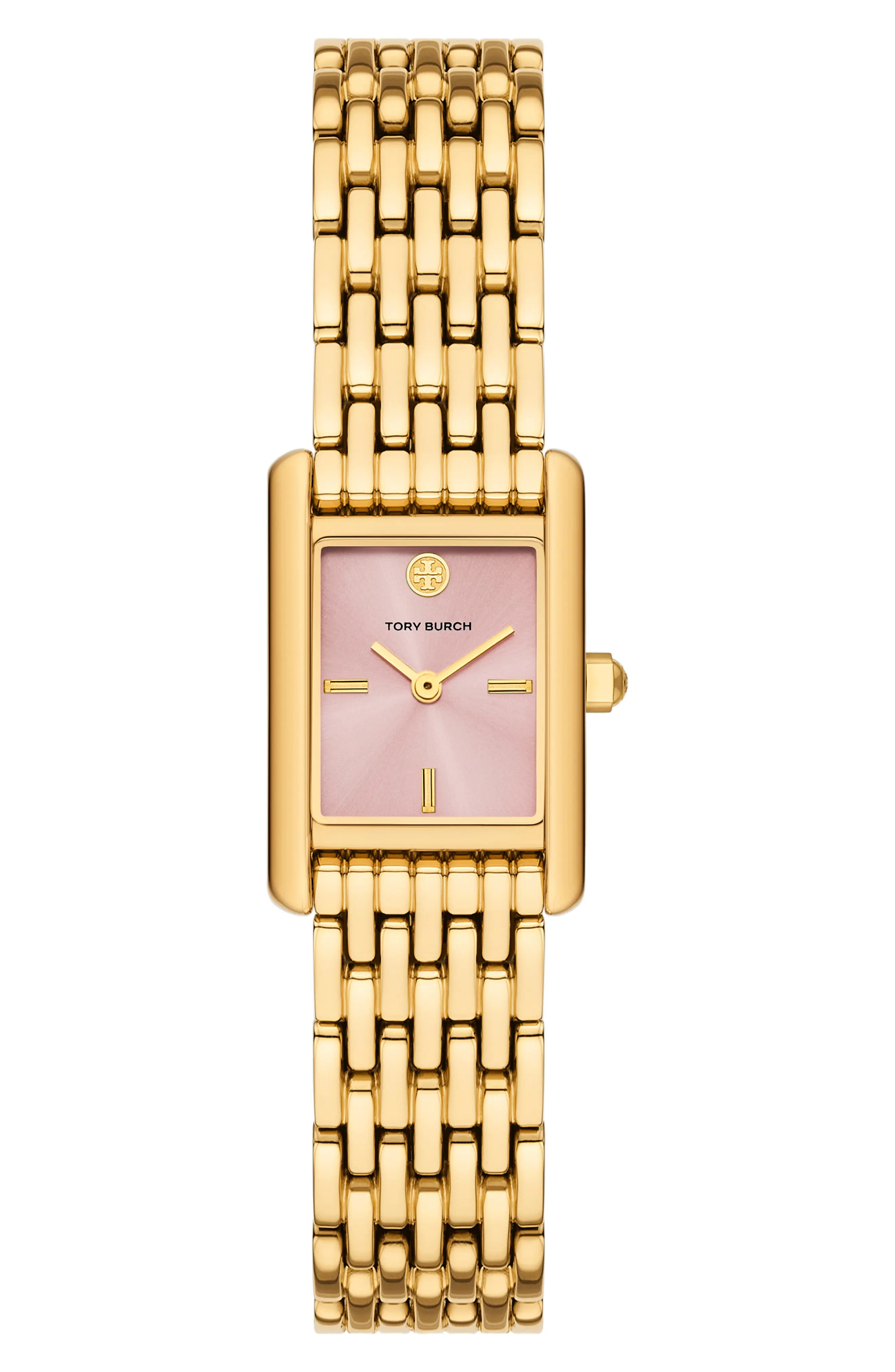 Tory Burch The Small Eleanor Bracelet Watch, 19mm x 28mm in Gold at Nordstrom | Nordstrom