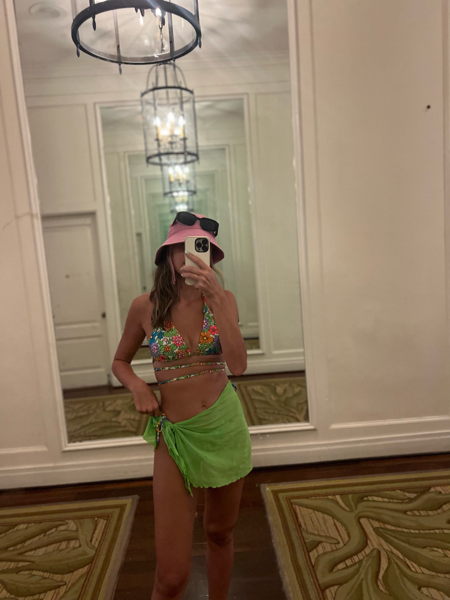 Tropical bathing suit bikini 