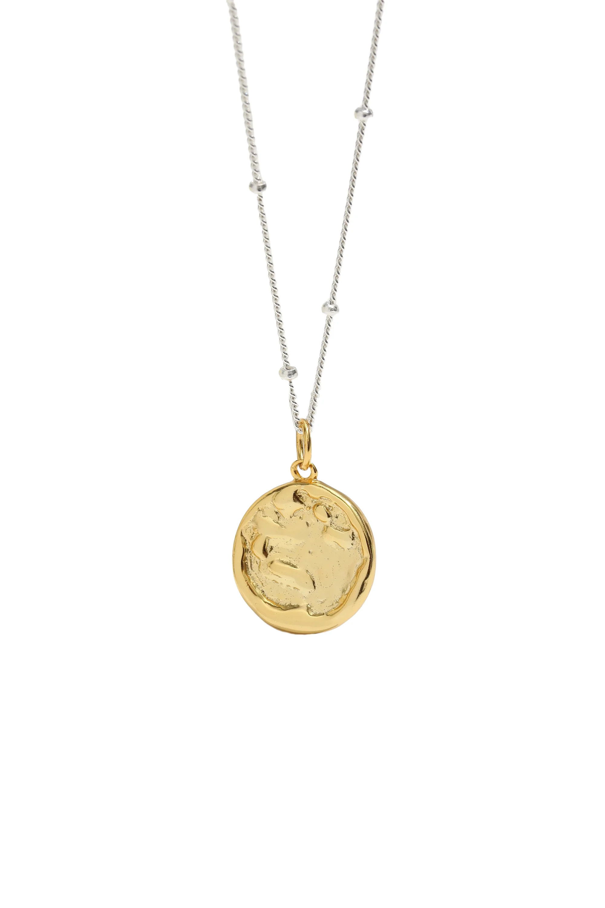 Molten Coin Pendant Necklace | Shop Simon