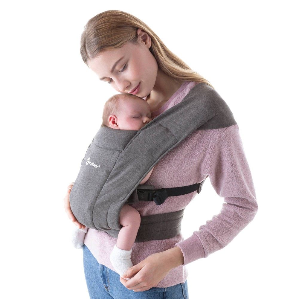 Ergobaby Embrace Cozy Knit Newborn Carrier for Babies - Heather Gray | Target