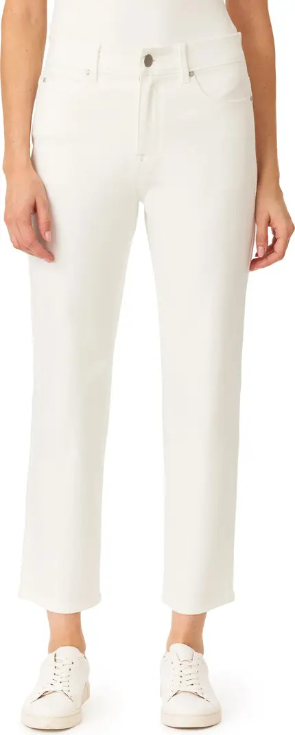 CURVE APPEAL Effortless 27-Inch High Rise Slim Straight Leg Jeans | Nordstromrack | Nordstrom Rack