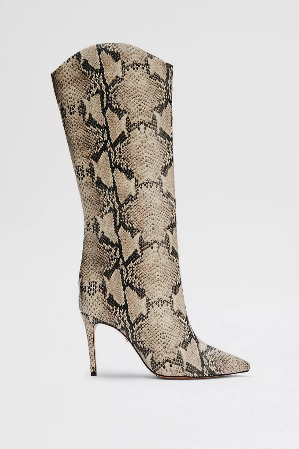 Schutz Maryana Snakeskin Knee-High Boot | Urban Outfitters (US and RoW)